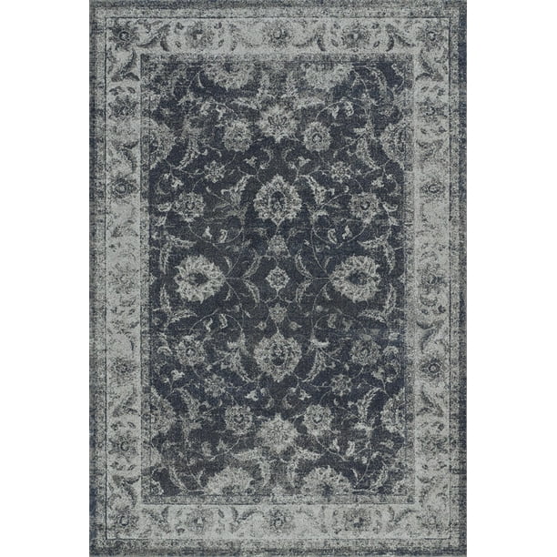 3'3 by 5'1 Steel Blue Dalyn Rugs Geneva GV4447 Area Rug 3'3 by 5'1 Steel Blue Dalyn Rugs Geneva GV4447 Area Rug